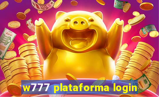 w777 plataforma login